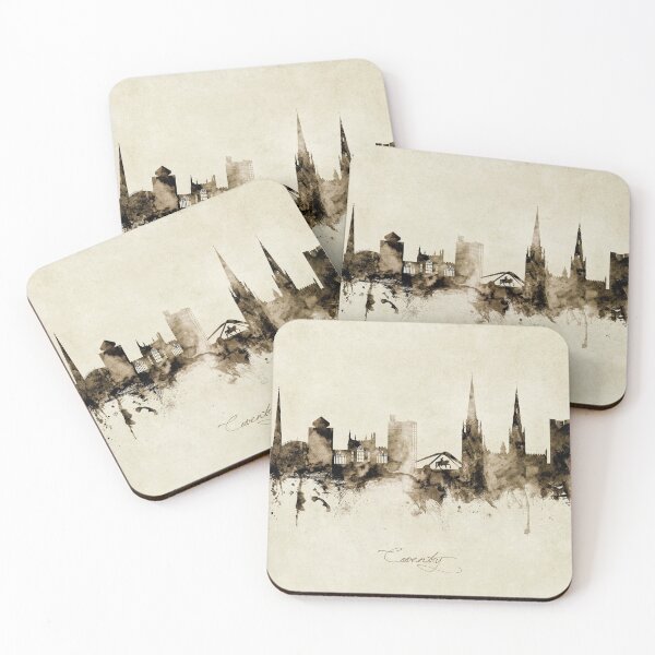 Item preview, Coventry England Skyline designed and sold by ArtPrints.