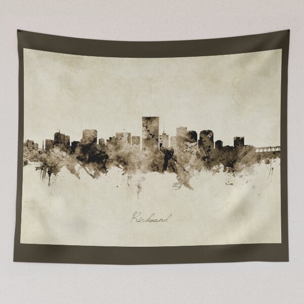 Item preview, Richmond Virginia Skyline designed and sold by ArtPrints.