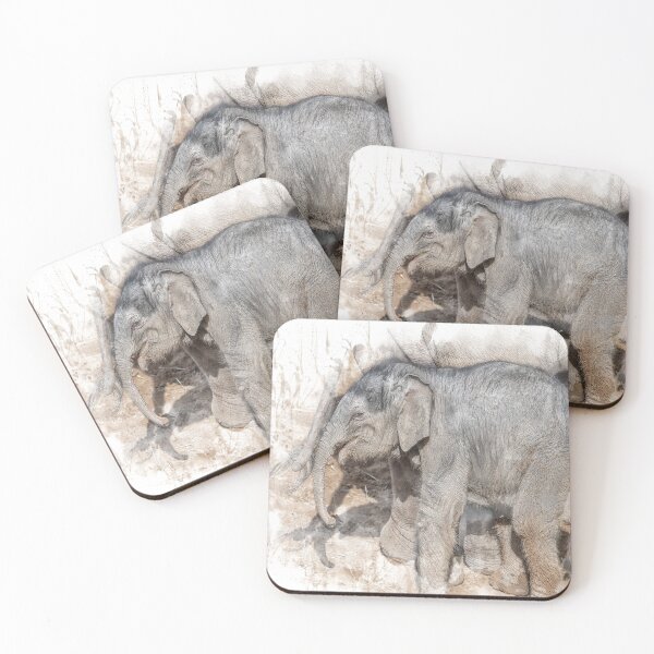 Item preview, Indian Elephant Watercolour designed and sold by Darren Wilkes.