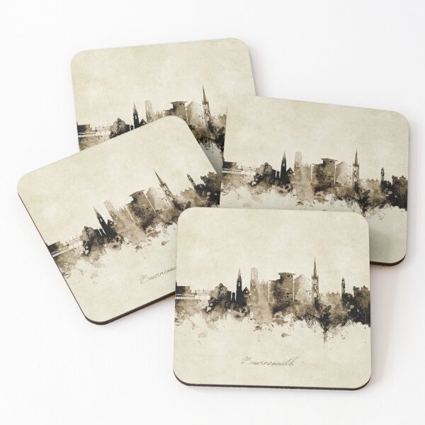 Item preview, Bournemouth England Skyline designed and sold by ArtPrints.
