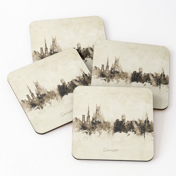 Item preview, Worcester England Skyline designed and sold by ArtPrints.