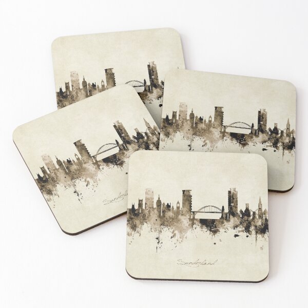 Item preview, Sunderland England Skyline designed and sold by ArtPrints.