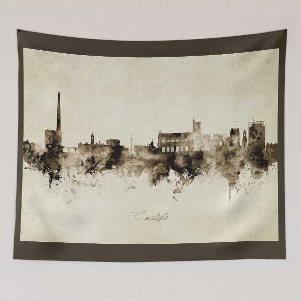Artikelvorschau, Carlisle England Skyline entworfen und verkauft von ArtPrints.