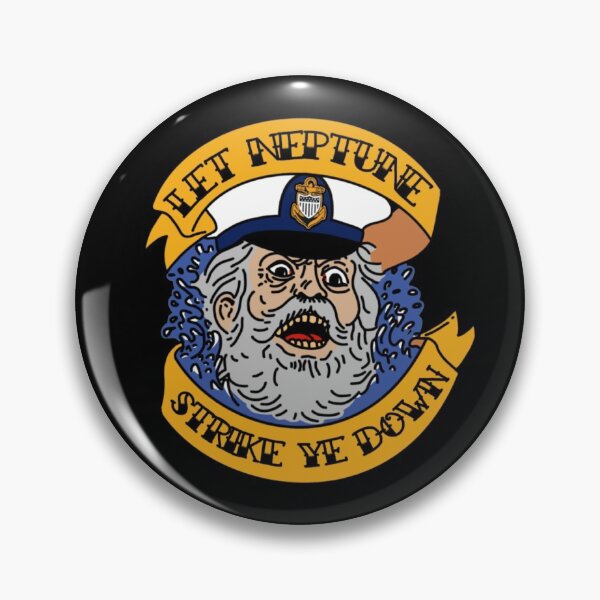Item preview, Coast Guard Chief Let Neptune Strike Ye Down designed and sold by AlwaysReadyCltv.