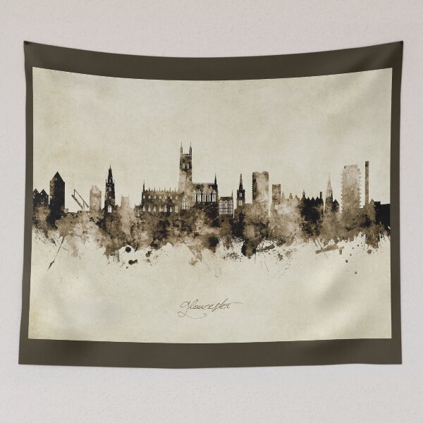 Item preview, Gloucester England Skyline designed and sold by ArtPrints.
