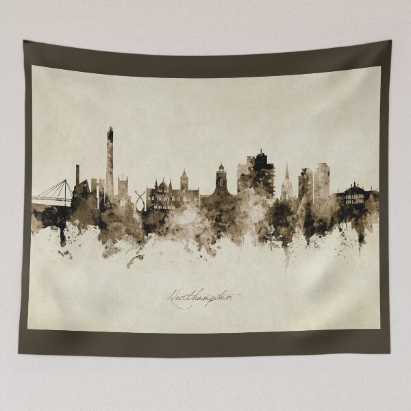 Item preview, Northampton England Skyline designed and sold by ArtPrints.