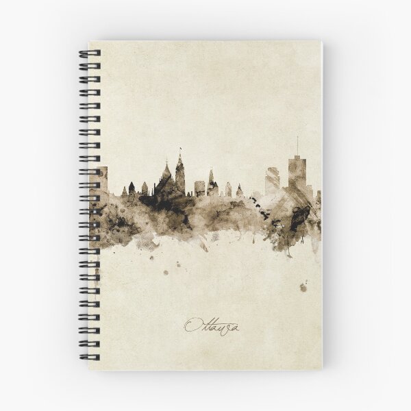 Artikelvorschau, Ottawa Canada Skyline entworfen und verkauft von ArtPrints.