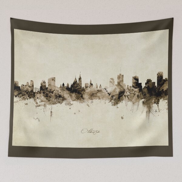 Item preview, Ottawa Canada Skyline designed and sold by ArtPrints.