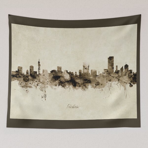 Item preview, Pretoria South Africa Skyline designed and sold by ArtPrints.