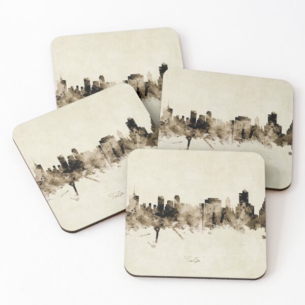Item preview, Tulsa Oklahoma Skyline designed and sold by ArtPrints.