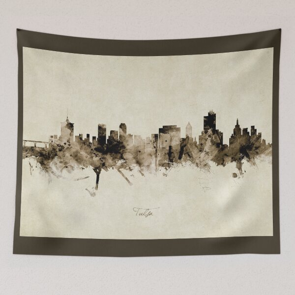 Item preview, Tulsa Oklahoma Skyline designed and sold by ArtPrints.