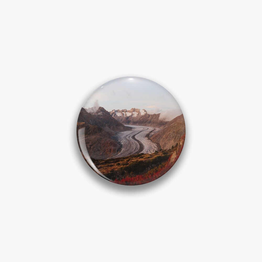 Glacier in Switzerland Pin