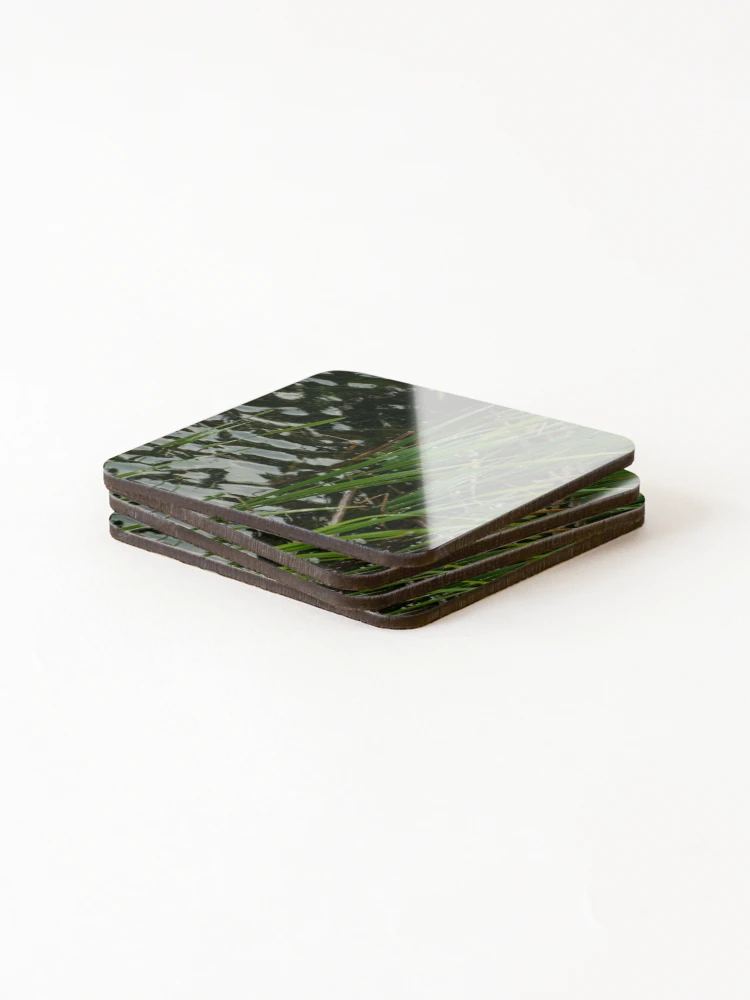 Thumbnail 4 of 5, Coasters (Set of 4), Ripple Reflection designed and sold by Ruth Curtis.