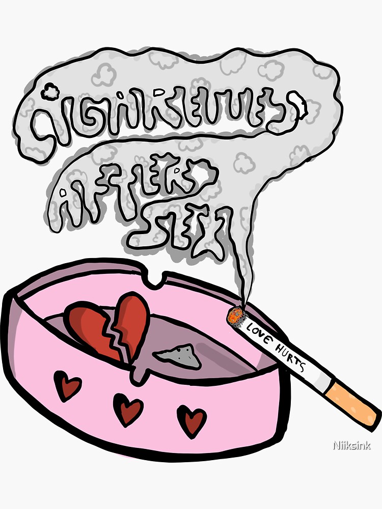 Cigarettes After Sex Sticker For Sale By Niiksink Redbubble