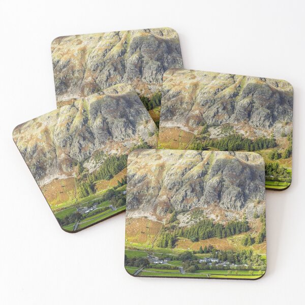 Item preview, The base of the Langdale Pikes as seen from across the Great Langdale valley from Side Pike in the Lake District National Park, Cumbria designed and sold by Cameranick.