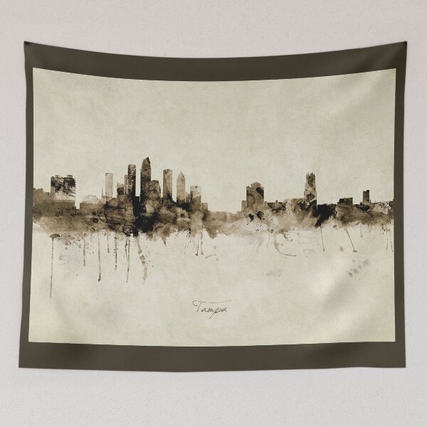 Item preview, Tampa Florida Skyline designed and sold by ArtPrints.