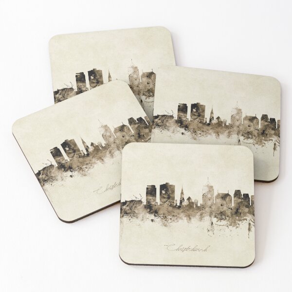 Item preview, Christchurch New Zealand Skyline designed and sold by ArtPrints.