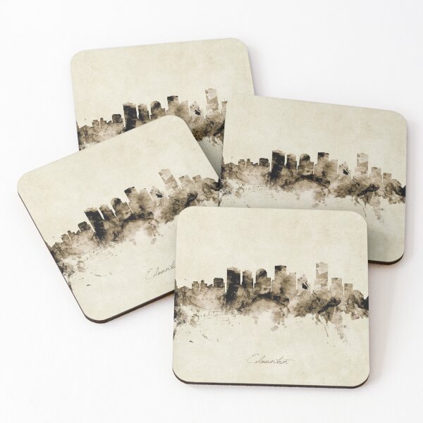 Item preview, Edmonton Canada Skyline designed and sold by ArtPrints.