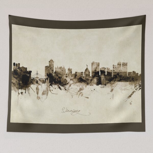 Item preview, Winnipeg Canada Skyline designed and sold by ArtPrints.