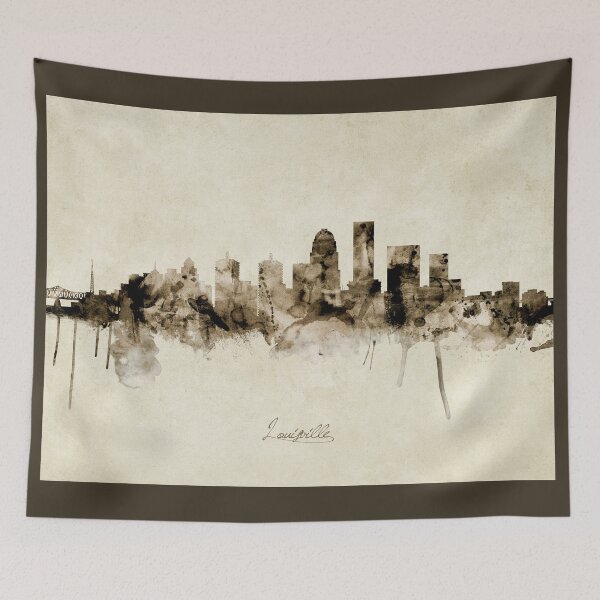 Item preview, Louisville Kentucky City Skyline designed and sold by ArtPrints.
