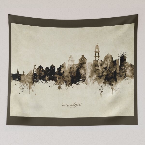 Item preview, Santorini Skyline designed and sold by ArtPrints.