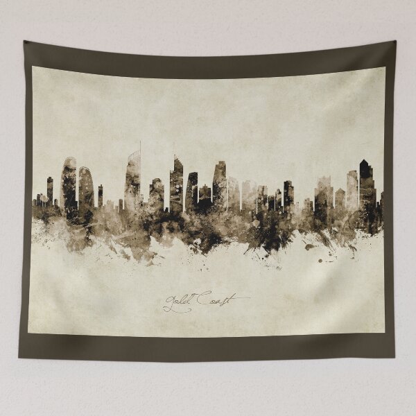 Item preview, Gold Coast Australia Skyline designed and sold by ArtPrints.
