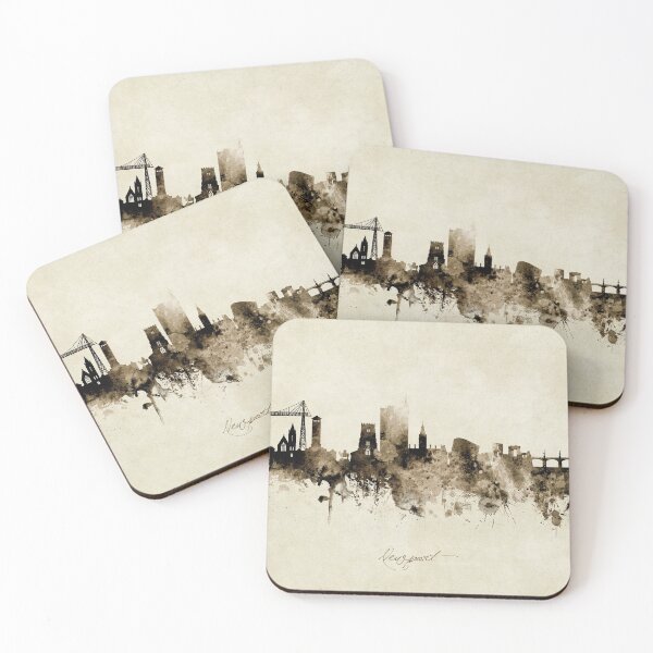 Item preview, Newport Wales Skyline designed and sold by ArtPrints.