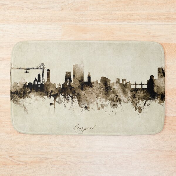 Item preview, Newport Wales Skyline designed and sold by ArtPrints.