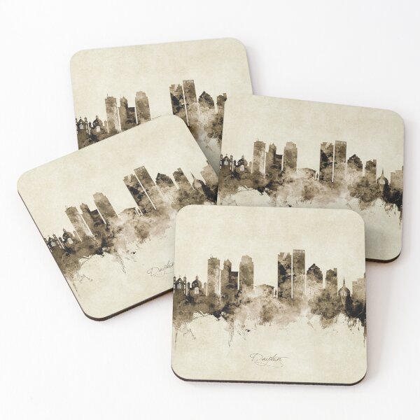 Artikelvorschau, Dayton Ohio Skyline entworfen und verkauft von ArtPrints.