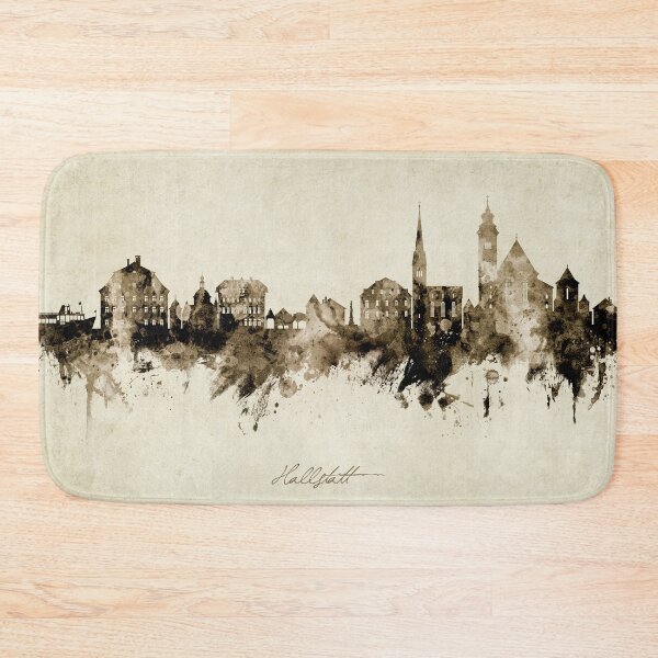 Item preview, Hallstatt Austria Skyline designed and sold by ArtPrints.