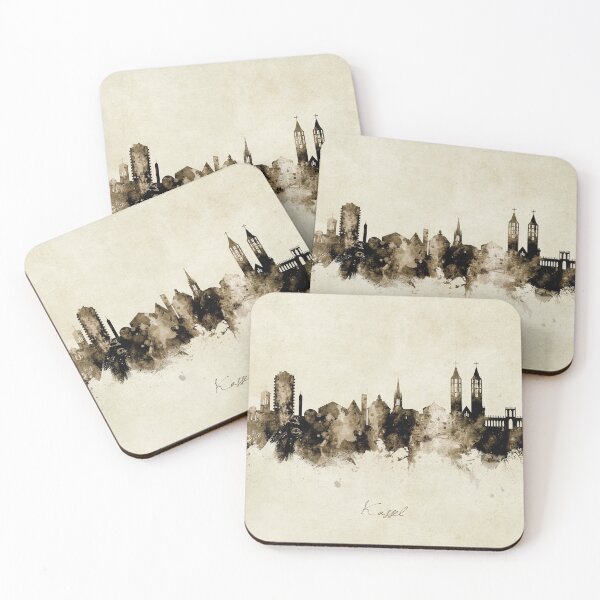 Item preview, Kassel Germany Skyline designed and sold by ArtPrints.