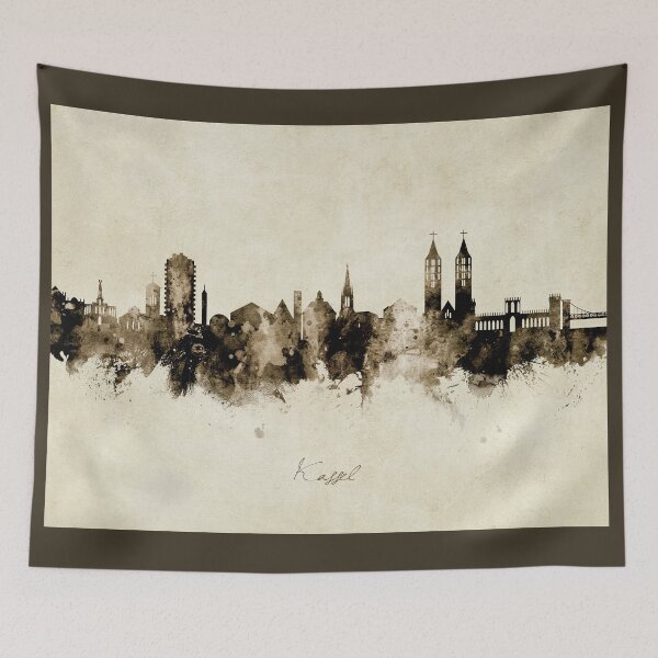 Item preview, Kassel Germany Skyline designed and sold by ArtPrints.