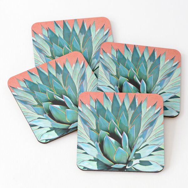 Item preview, Coral & Blue Agave designed and sold by Zelio.
