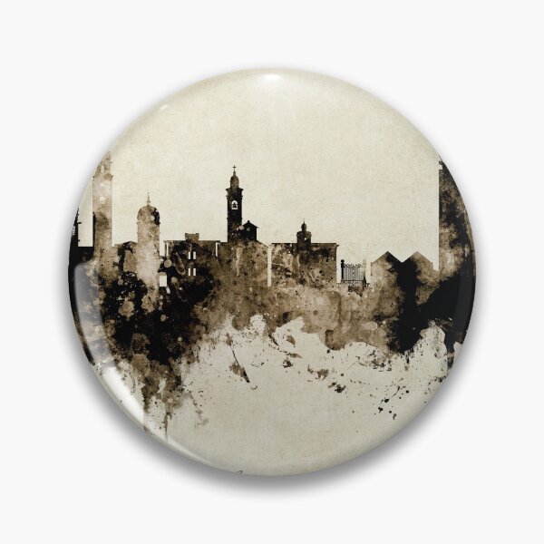 Item preview, Lugano Switzerland Skyline designed and sold by ArtPrints.