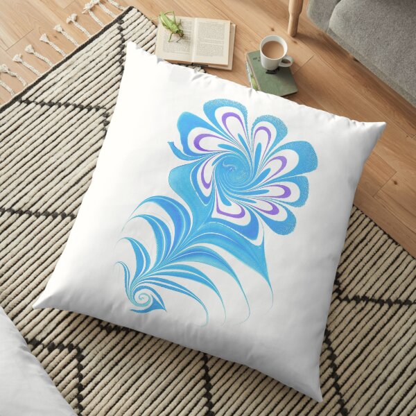 "Water Flower" Floor Pillow