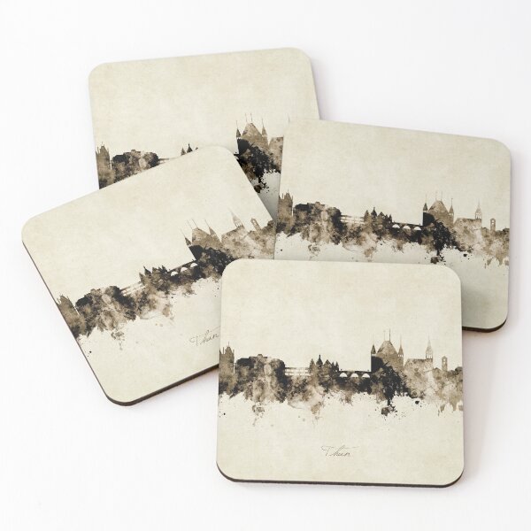 Item preview, Thun Switzerland Skyline designed and sold by ArtPrints.