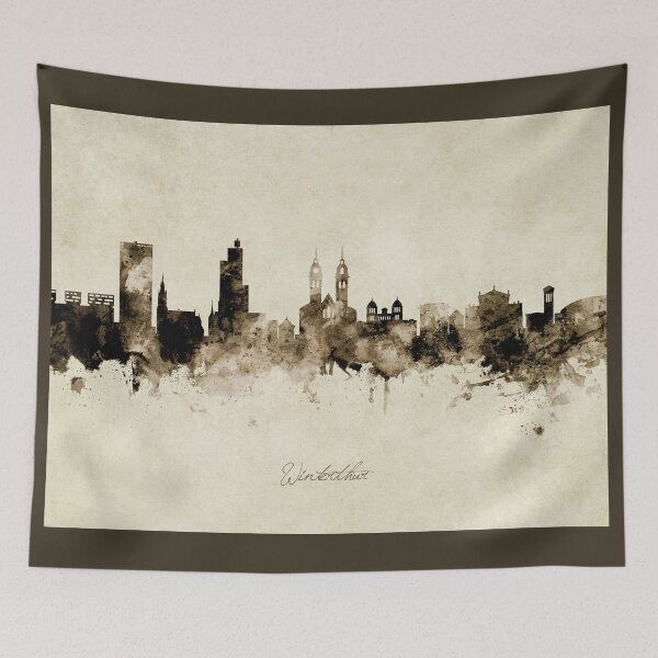 Item preview, Winterthur Switzerland Skyline designed and sold by ArtPrints.