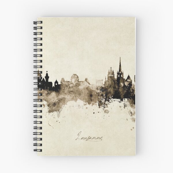 Item preview, Lausanne Switzerland Skyline designed and sold by ArtPrints.