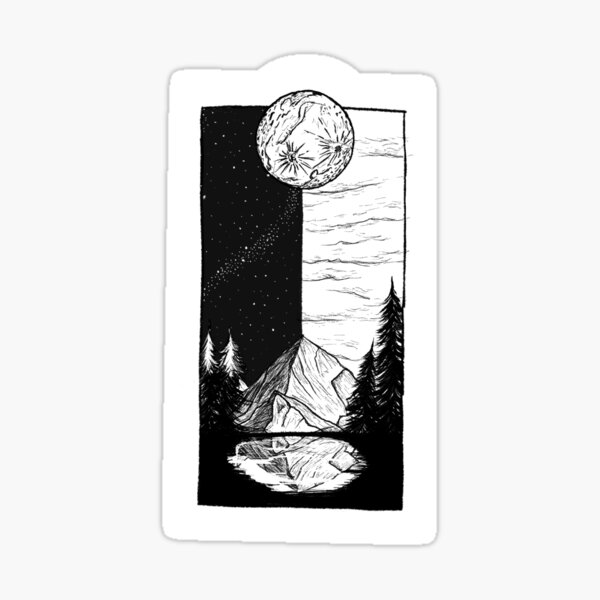 Into the North Woods Sticker