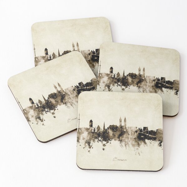 Item preview, Bremen Germany Skyline designed and sold by ArtPrints.