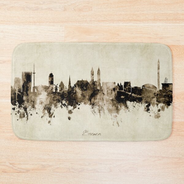 Item preview, Bremen Germany Skyline designed and sold by ArtPrints.