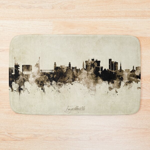 Item preview, Fayetteville Arkansas Skyline designed and sold by ArtPrints.