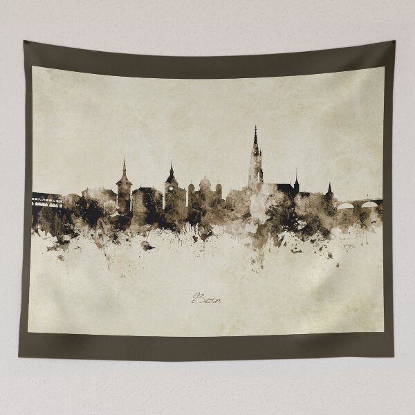 Item preview, Bern Switzerland Skyline designed and sold by ArtPrints.