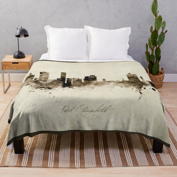 Item preview, Port Elizabeth South Africa Skyline designed and sold by ArtPrints.