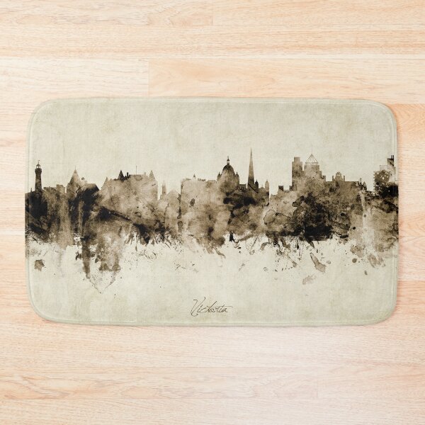 Artikelvorschau, Victoria Canada Skyline entworfen und verkauft von ArtPrints.