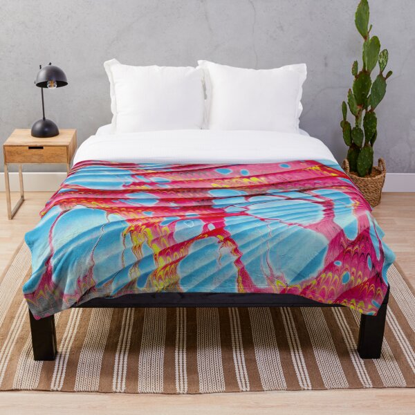 "The Red Dragon" Throw Blanket