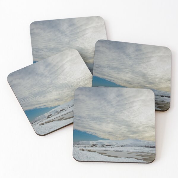 Item preview, Central Brecon Beacons under Winter Snow. The view is from Mynydd Illtyd Common across to Pen y Fan over a frozen pond.  designed and sold by Cameranick.