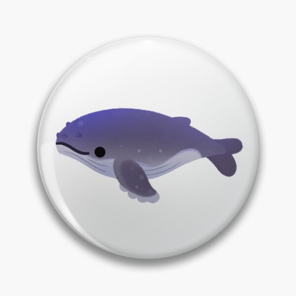 Whale Day - bright Pin