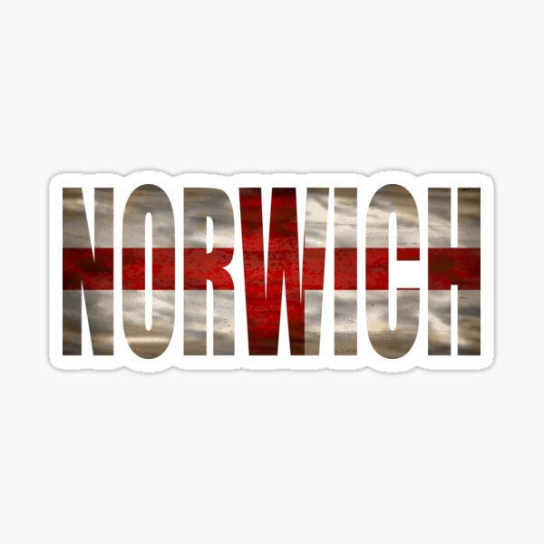 Norwich City FC England Great Britain 2 Sticker