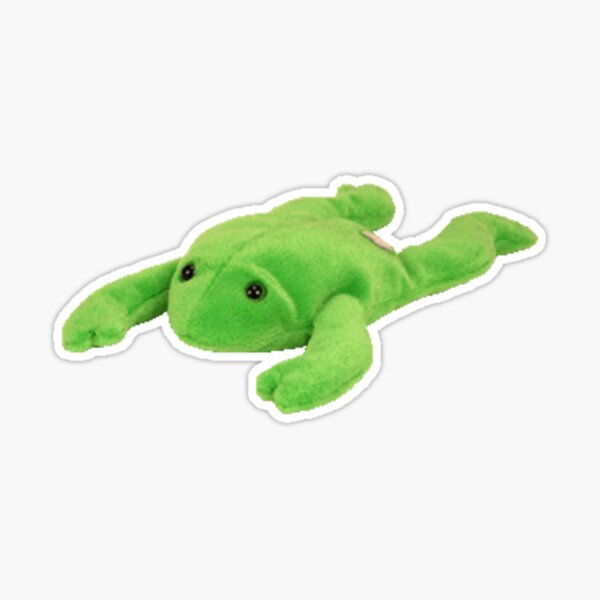 A Friend who is also a Soft Frog Plush Toy | Sticker